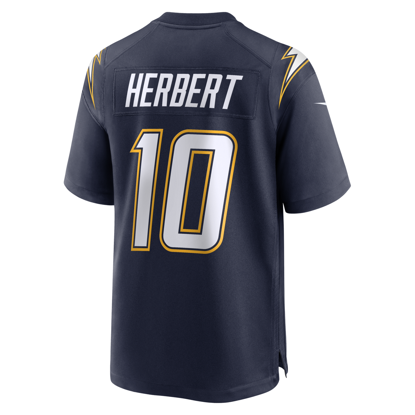 Los Angeles Chargers Justin Herbert Nike Navy Alternate Super Chargers Game Player Jersey