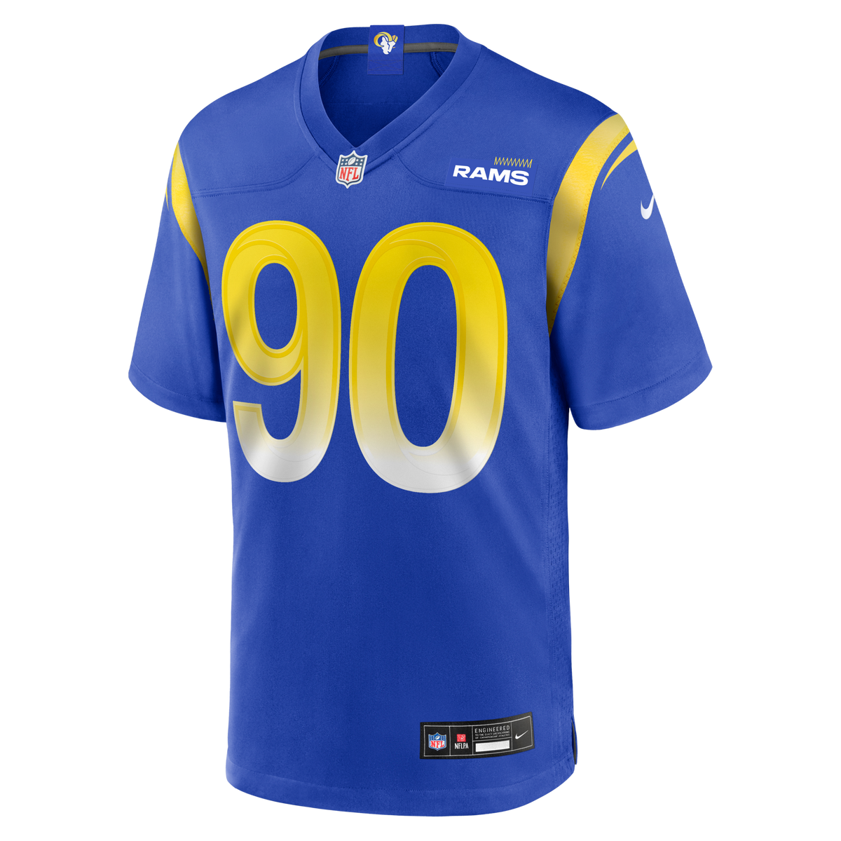 Los Angeles Rams Tyler Davis Royal Team Game Jersey