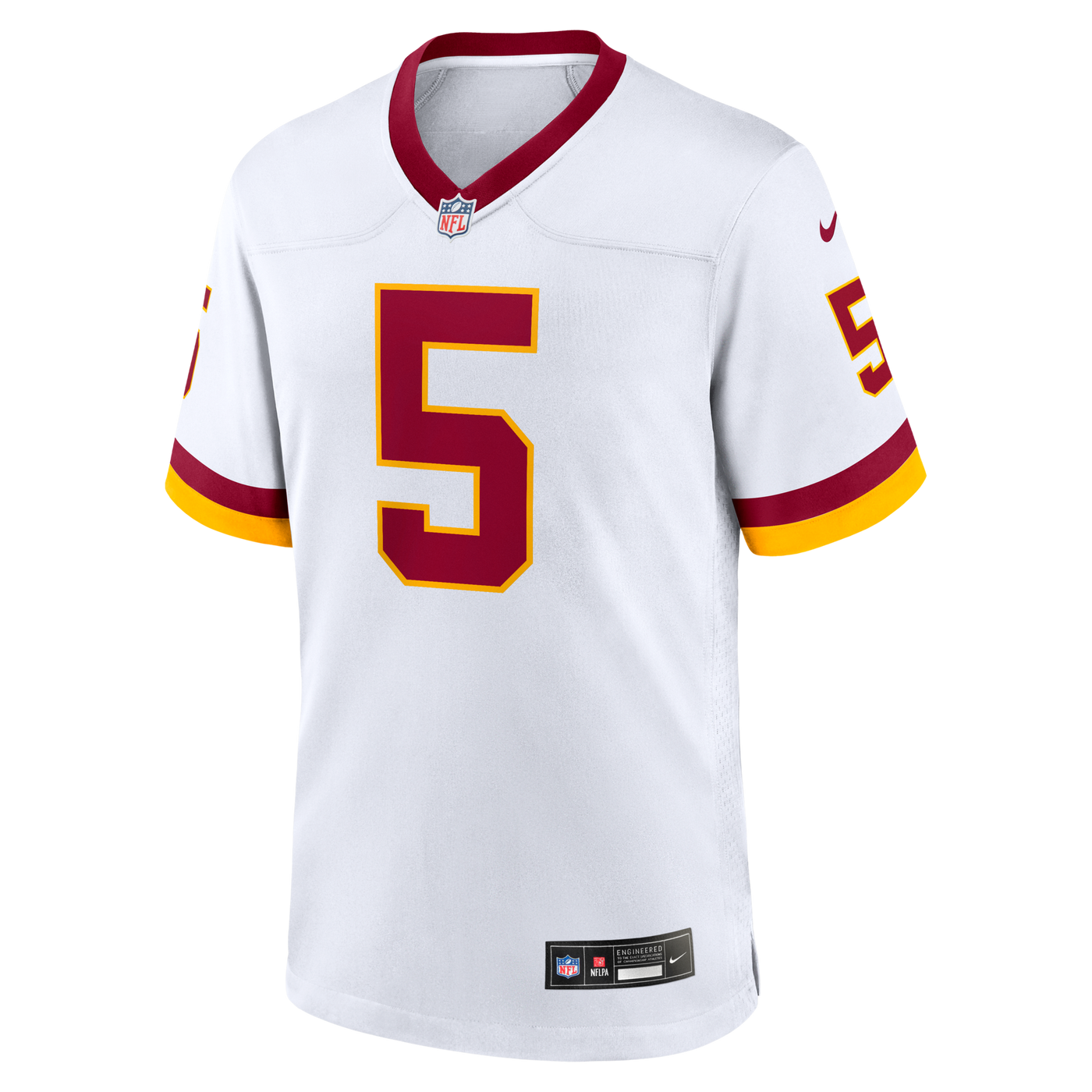 Washington Commanders Jayden Daniels Nike White Game Super Bowl Era Jersey