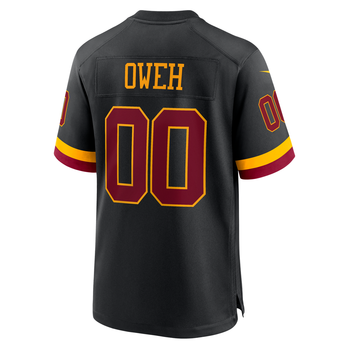 Washington Commanders Odafe Oweh Black Hail Raiser Alternate Game Jersey