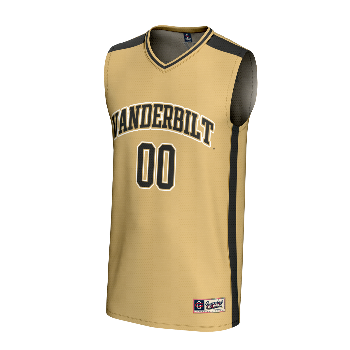 Vanderbilt Commodores GameDay Greats NIL Pick-A-Player Lightweight Basketball Fashion Jersey - Gold