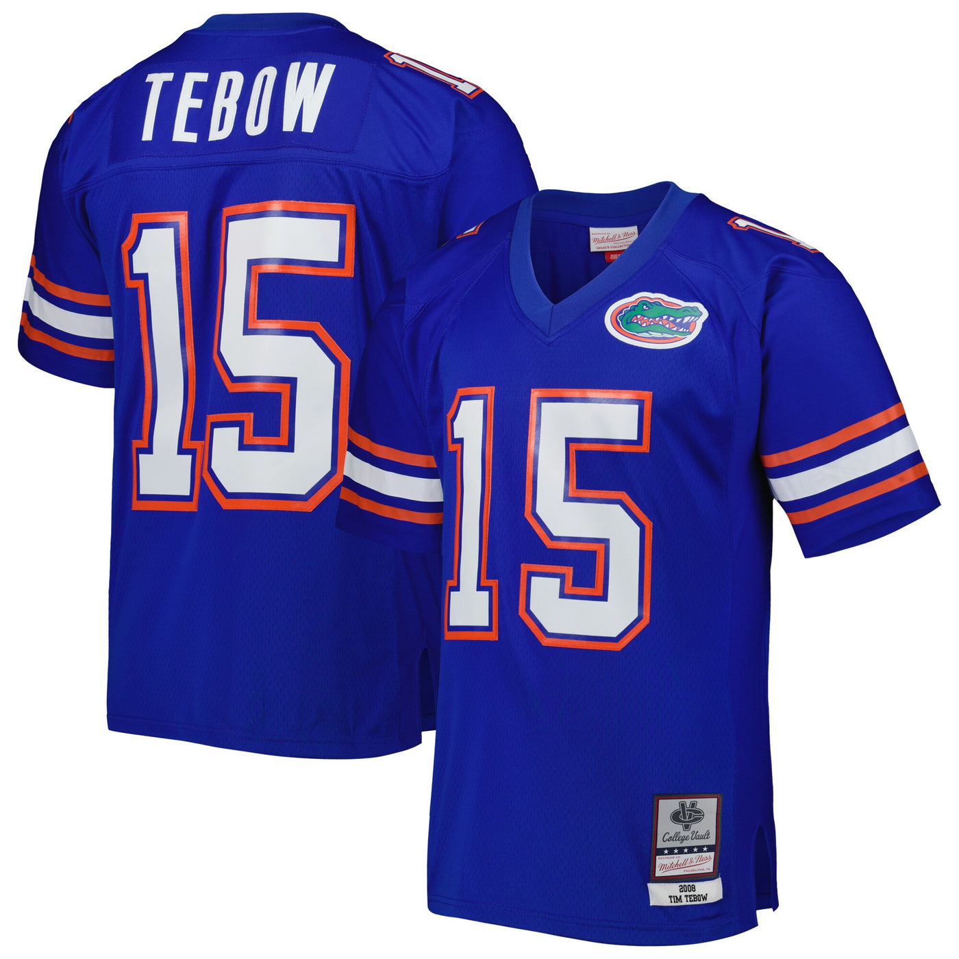 Mitchell & Ness Tim Tebow Royal Florida Gators Big & Tall Legacy Jersey