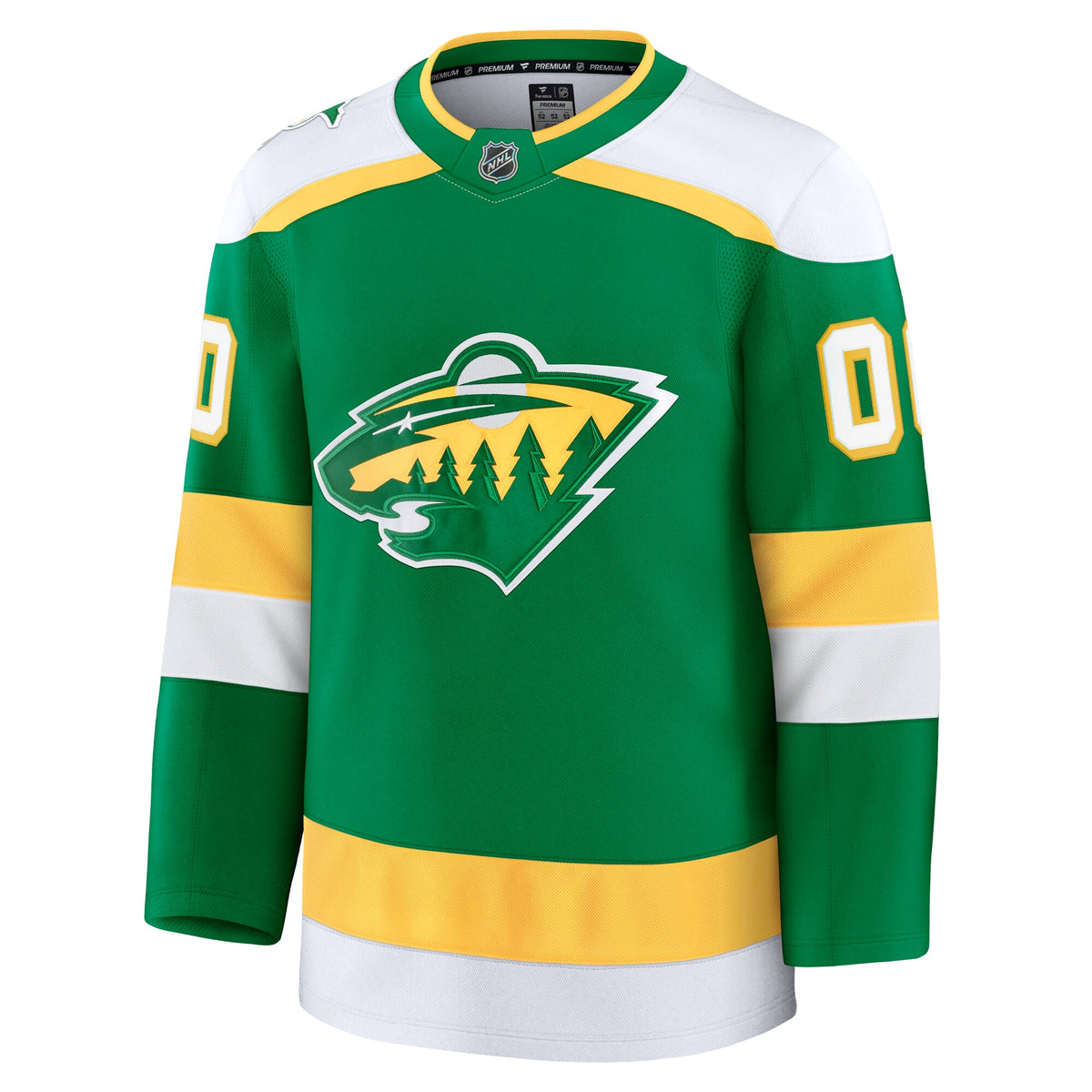 Minnesota Wild Fanatics Green Alternate Premium Custom Jersey