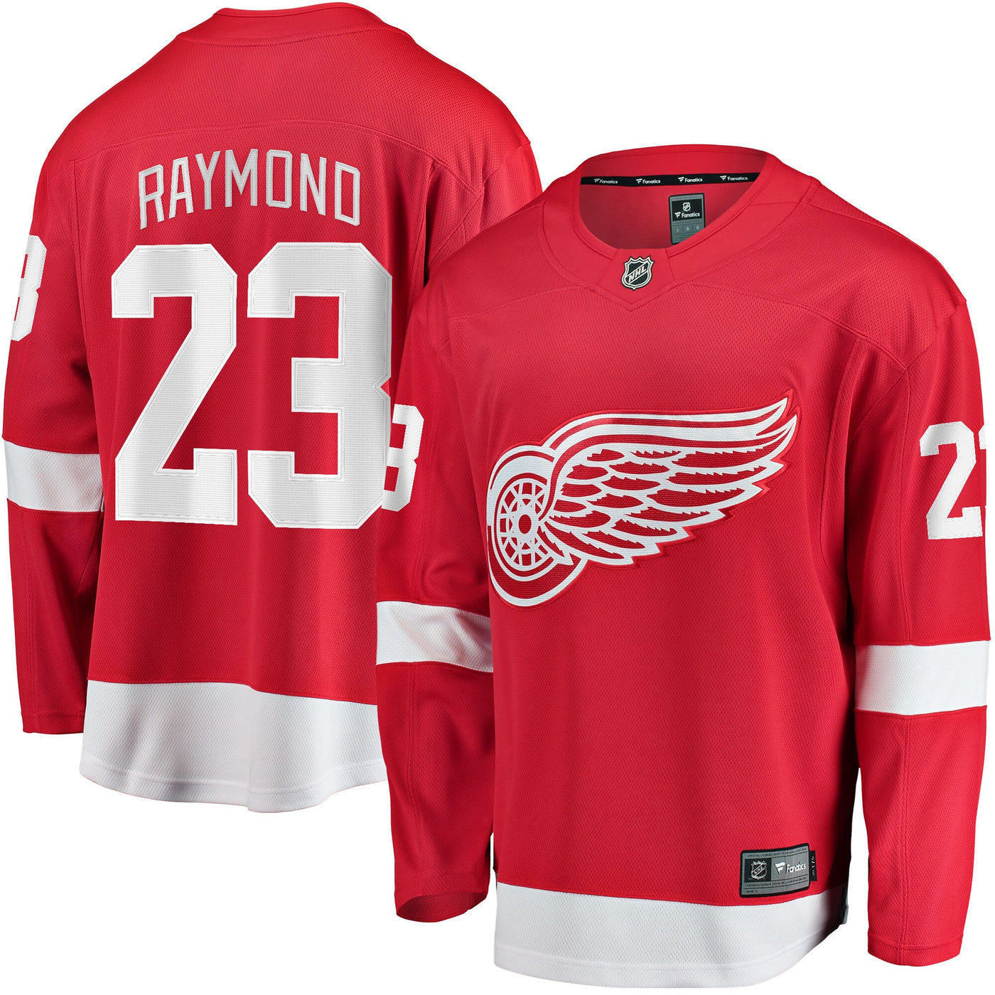 Detroit Red Wings Lucas Raymond Fanatics Red Home Breakaway Player Jersey