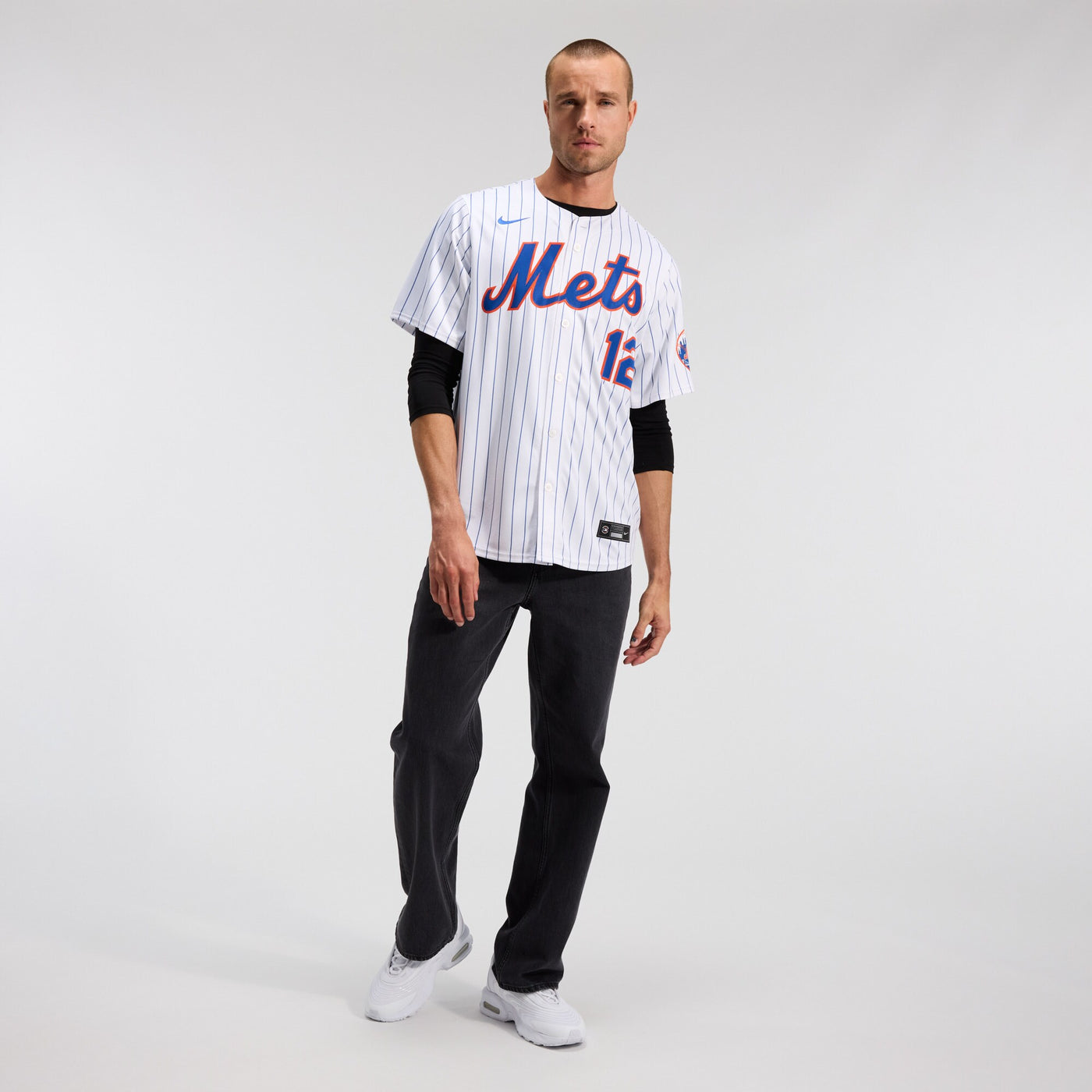 New York Mets Francisco Lindor Nike White Home Limited Jersey