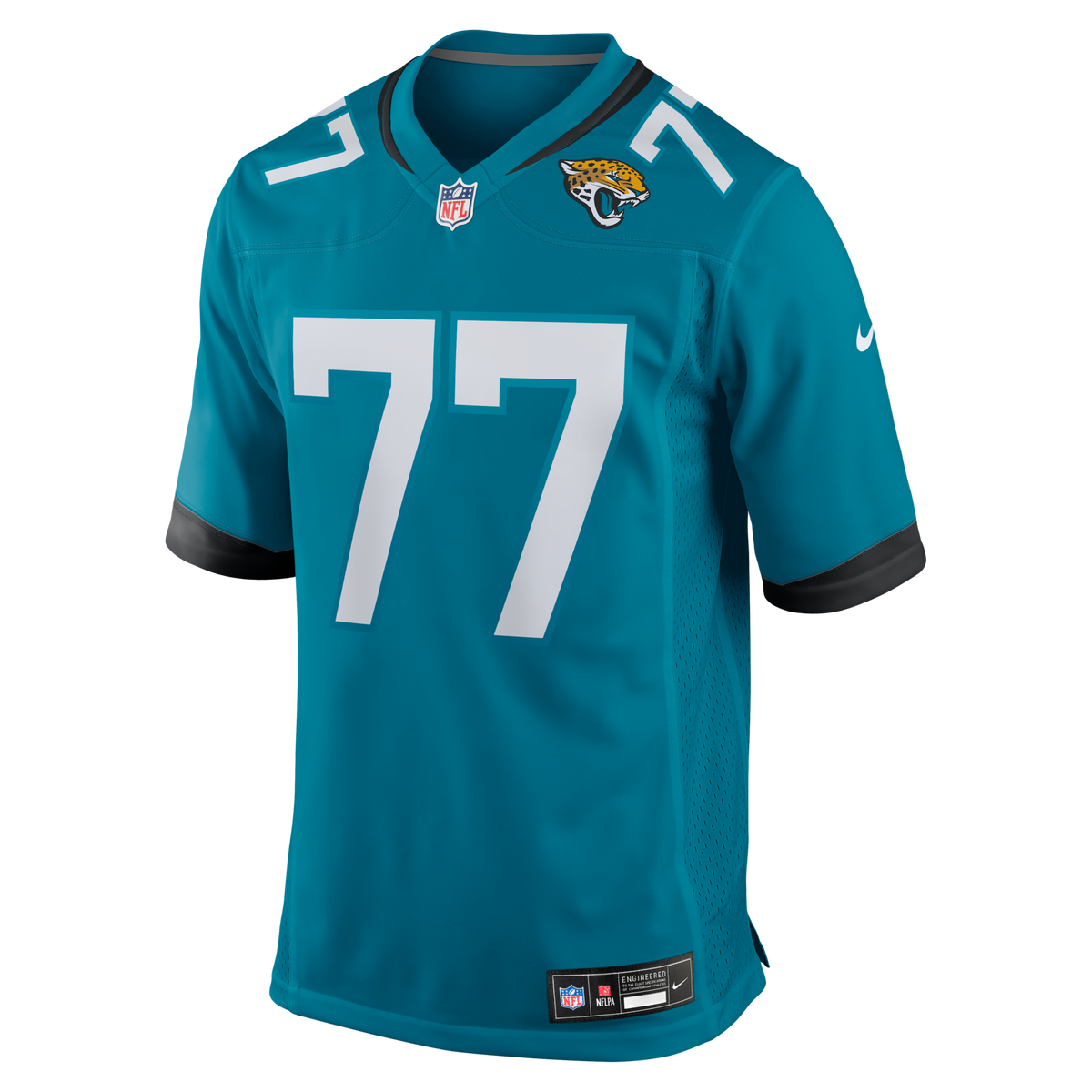 Jacksonville Jaguars Anton Harrison Teal Game Jersey