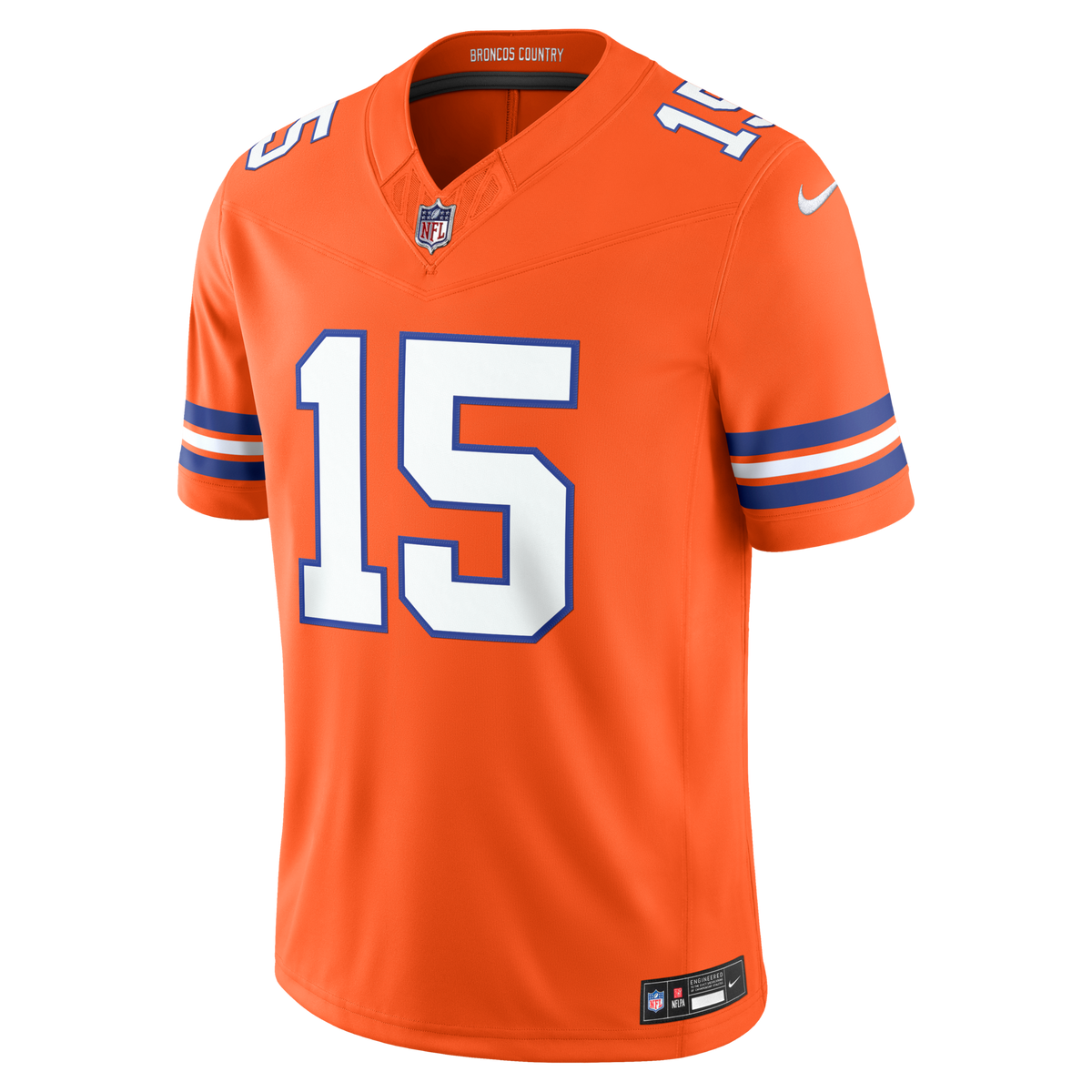 Denver Broncos Nik Bonitto Orange Alternate Mile High Collection 1977 Throwback Vapor F.U.S.E. Stitched Limited Jersey
