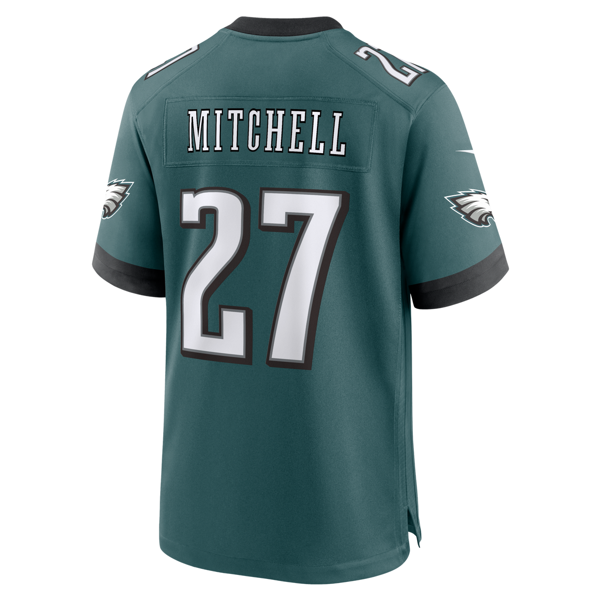 Philadelphia Eagles Quinyon Mitchell Midnight Green Team Game Jersey