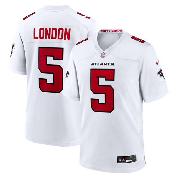 Atlanta Falcons Drake London Nike White Game Jersey