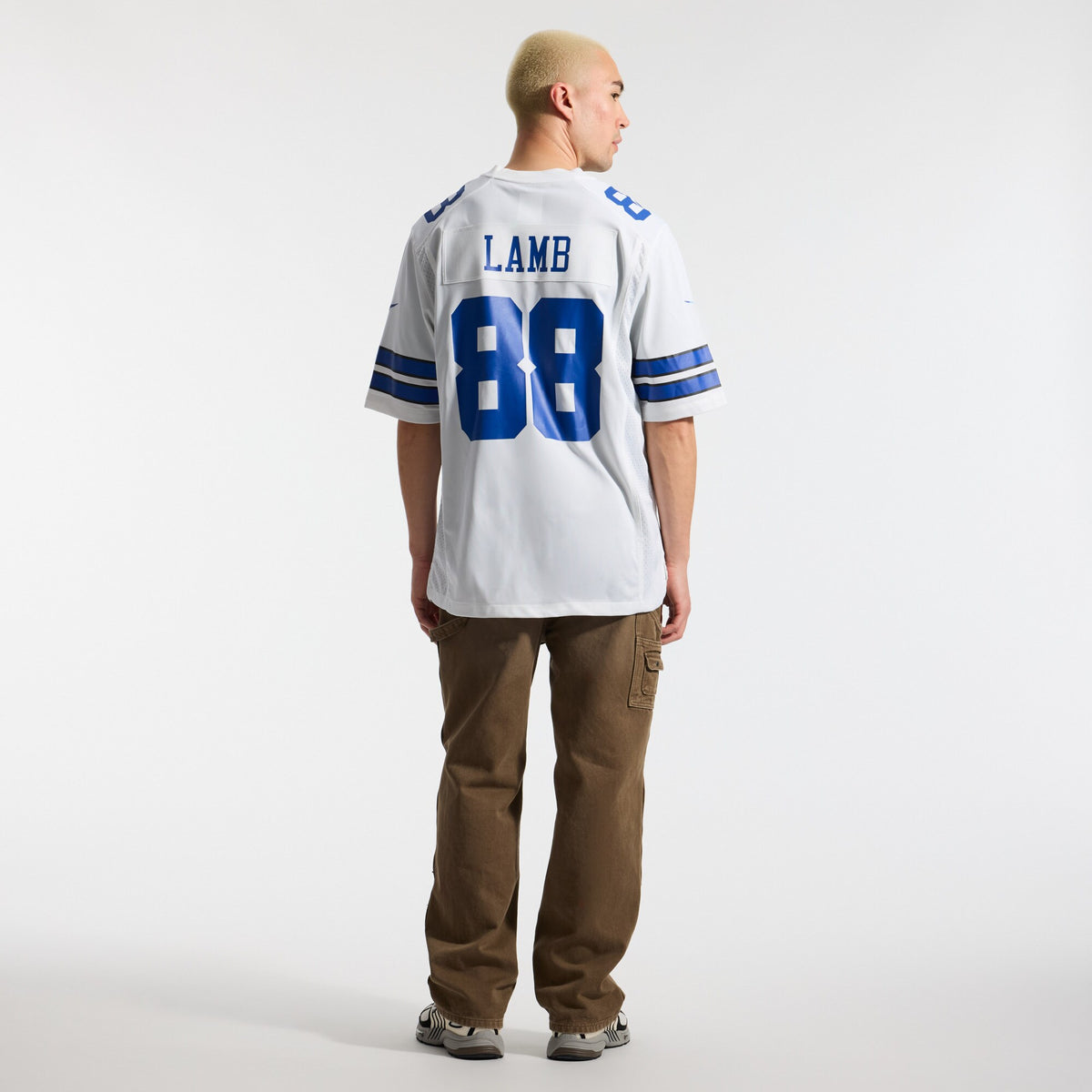 Dallas Cowboys CeeDee Lamb White Game Team Jersey