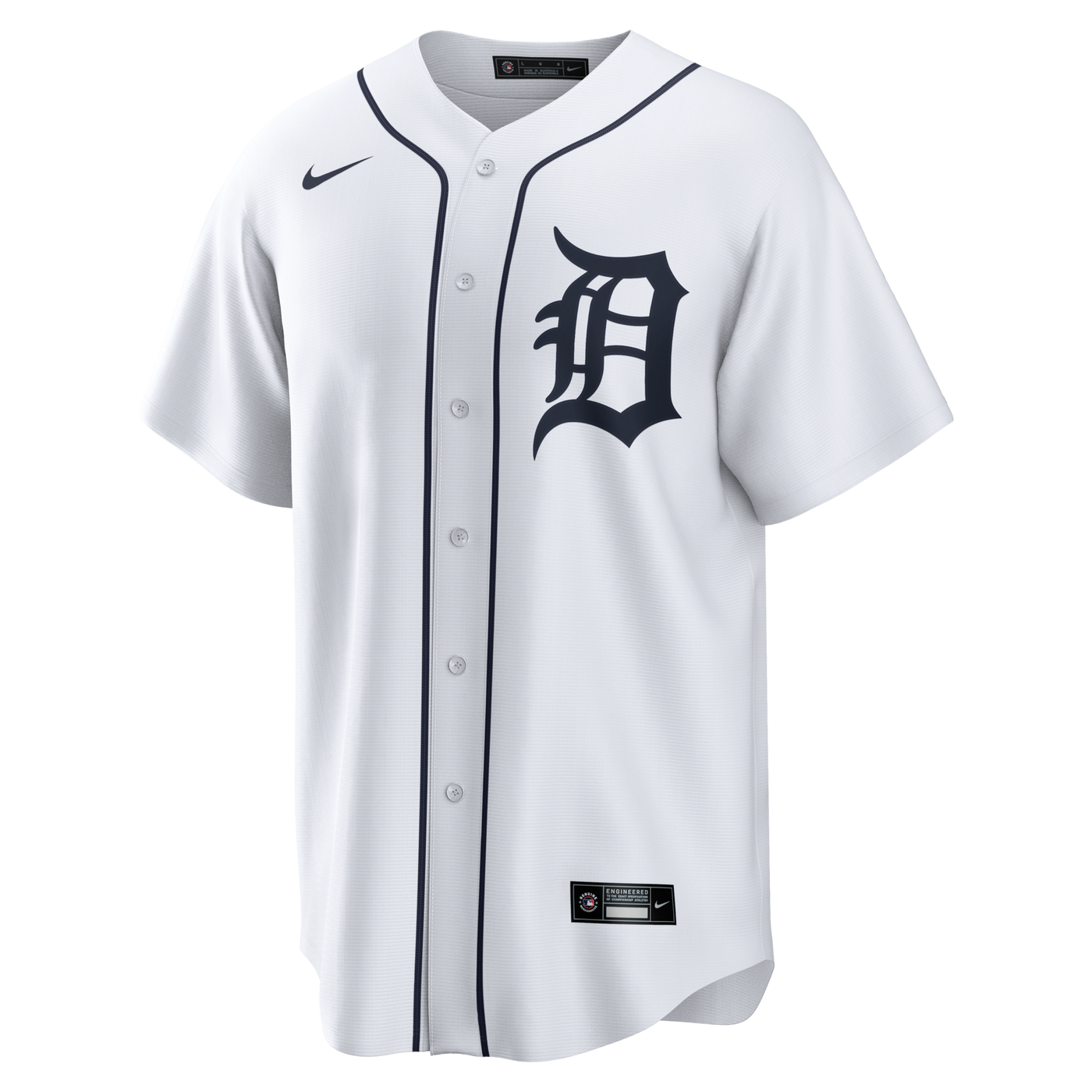Detroit Tigers Justin Verlander Nike White Home Replica Jersey