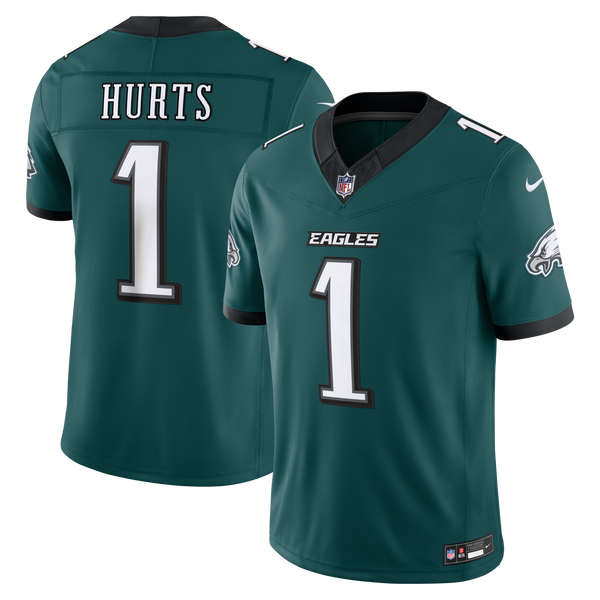 Philadelphia Eagles Jalen Hurts Nike Midnight Green Team Vapor F.U.S.E. Stitched Limited Jersey