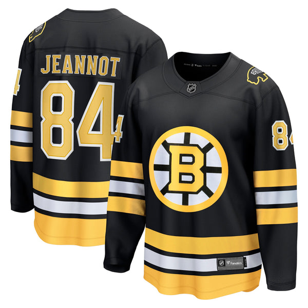 Boston Bruins Tanner Jeannot Fanatics Black Home Breakaway Player Jersey