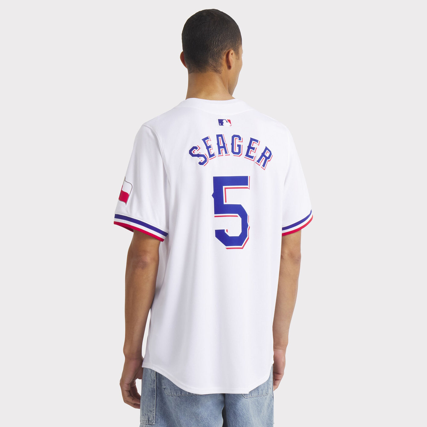 Texas Rangers Corey Seager Nike White Home Limited Player Jersey