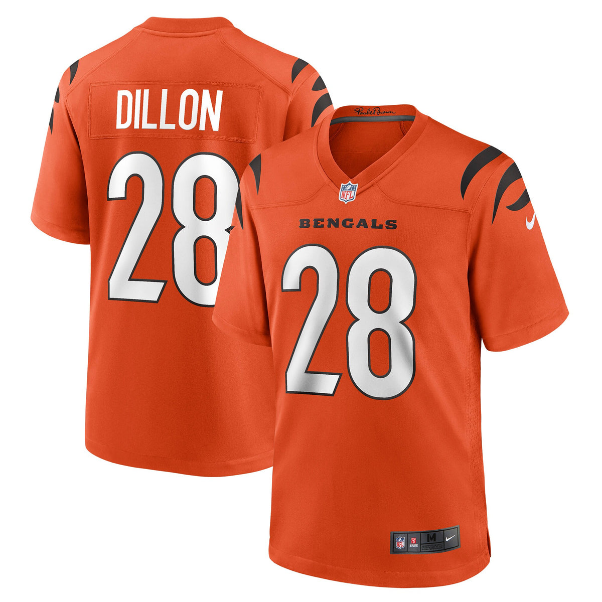 Cincinnati Bengals Corey Dillon Orange Retired Player Alternate Game Jersey