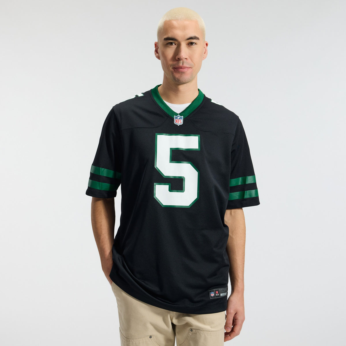 New York Jets Garrett Wilson Legacy Black Alternate Game Jersey