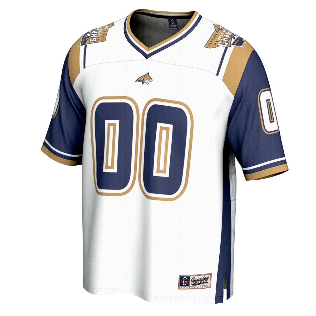 Montana State Bobcats GameDay Greats 2025 NCAA FCS Football National Champions Commemorative Fashion Jersey - White