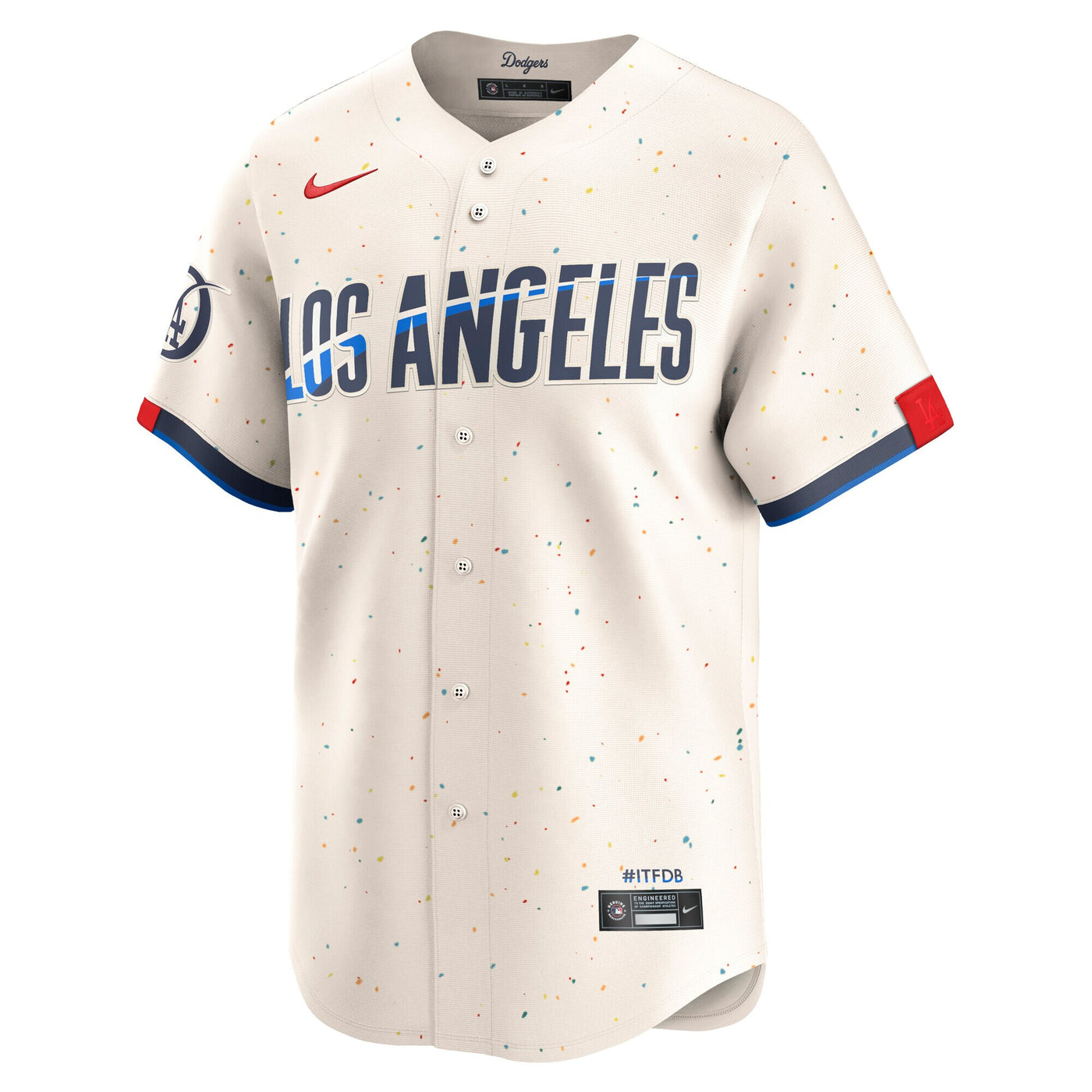 Los Angeles Dodgers Nike Cream City Connect Limited Jersey