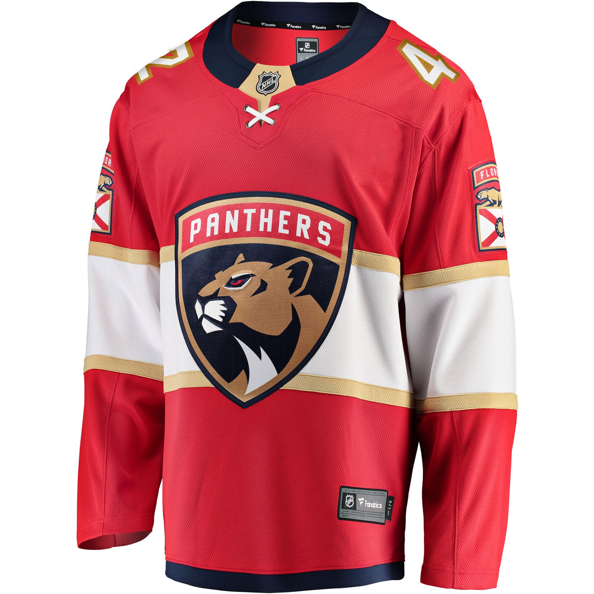 Florida Panthers Gustav Forsling Fanatics Red Home Breakaway Player Jersey