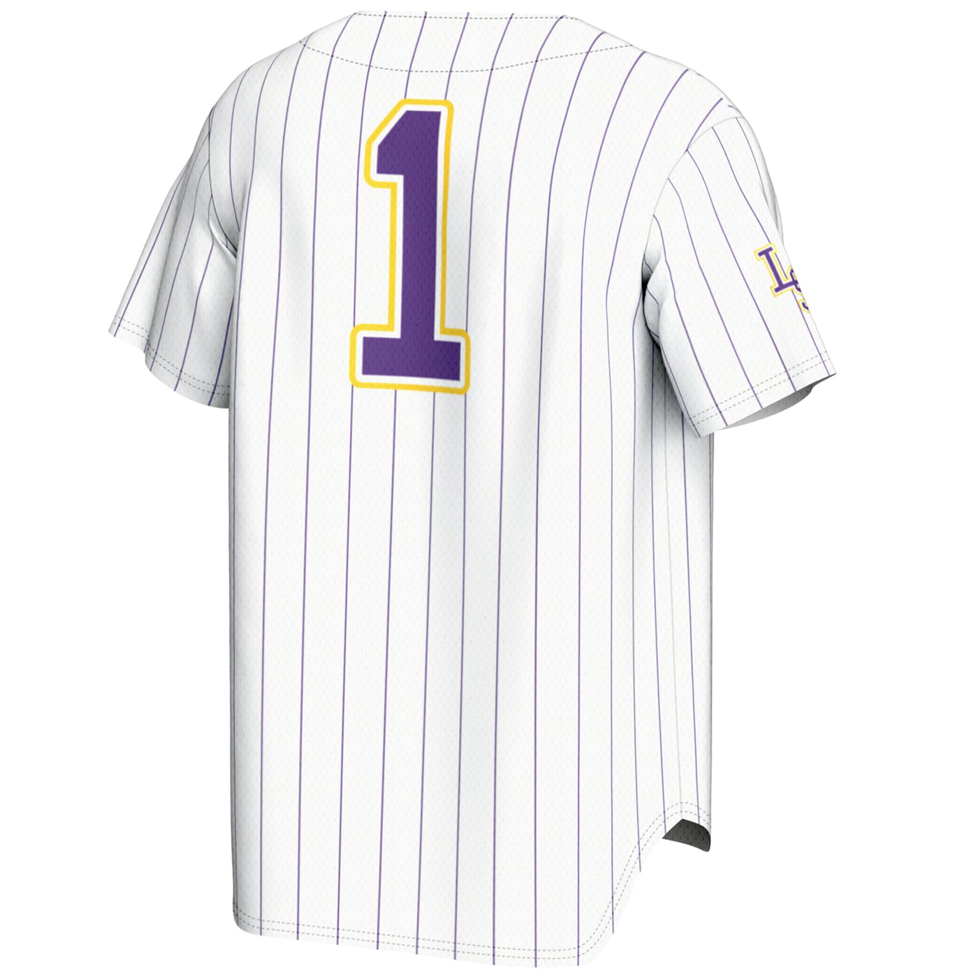 GameDay Greats #1 White LSU Tigers Lightweight Baseball Jersey