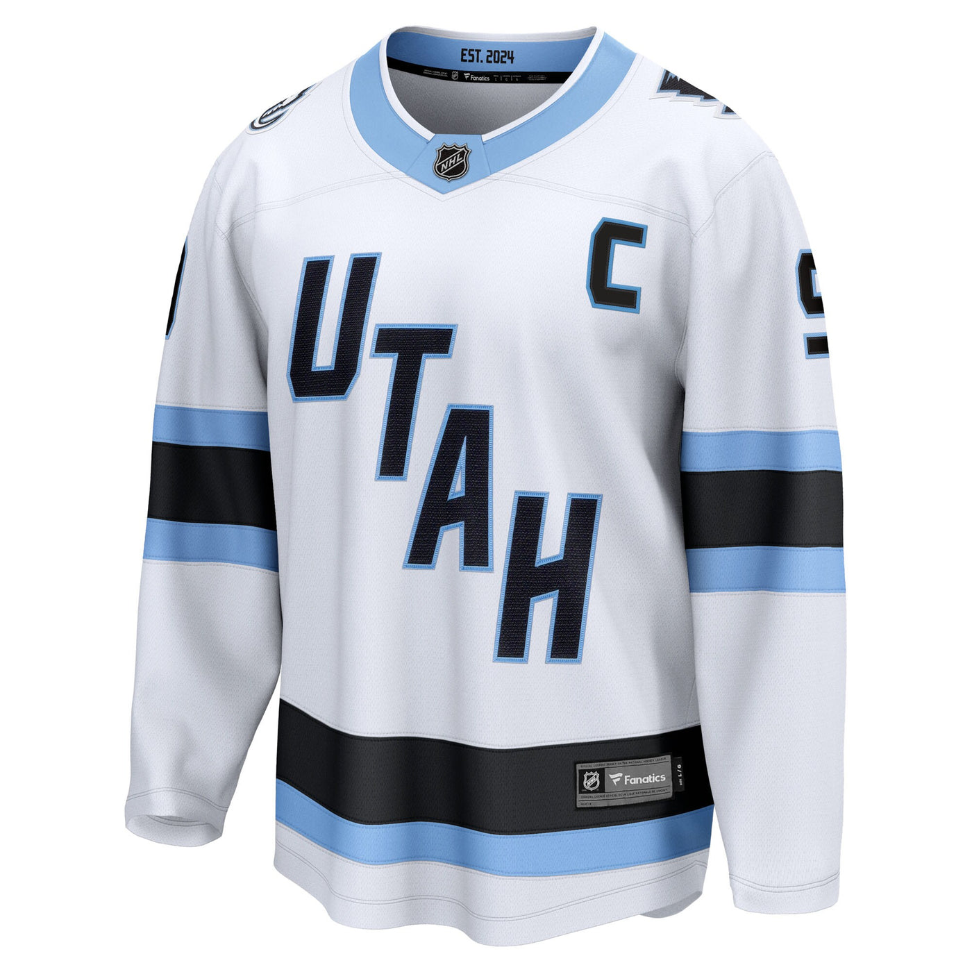 Utah Mammoth Clayton Keller Fanatics White Away Breakaway Player Jersey