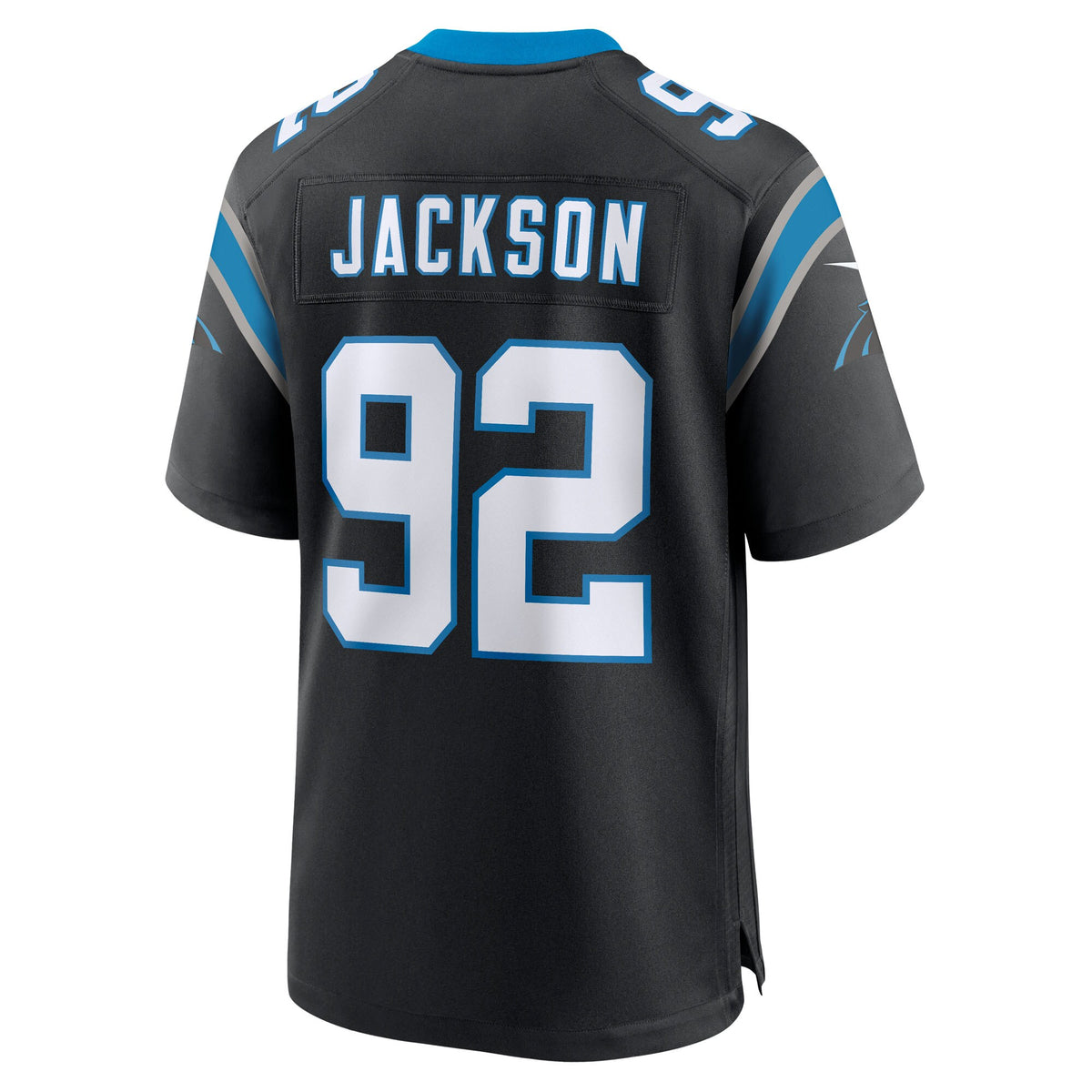 Carolina Panthers Cam Jackson Black Team Game Jersey