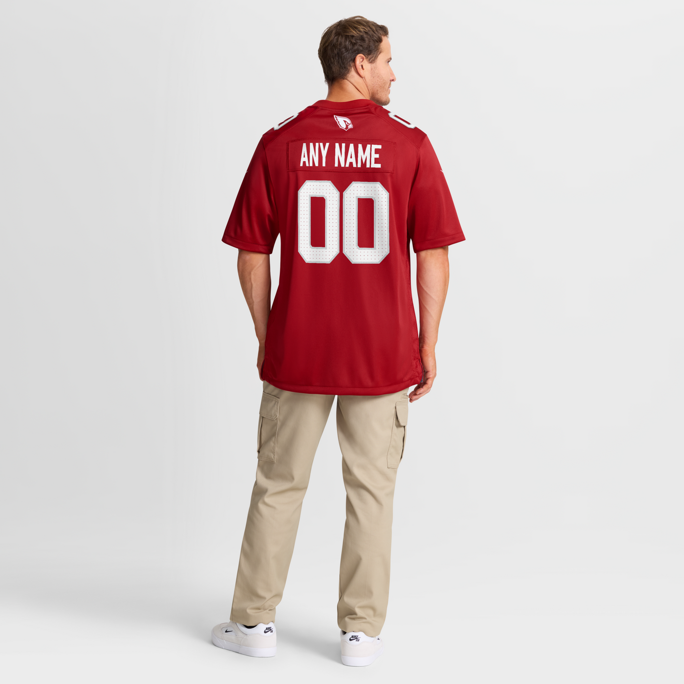 Arizona Cardinals Nike Cardinal Custom Game Jersey