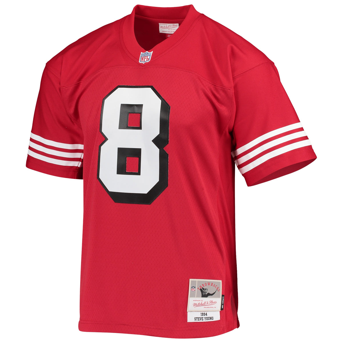 San Francisco 49ers Steve Young Mitchell & Ness Scarlet Legacy Replica Jersey