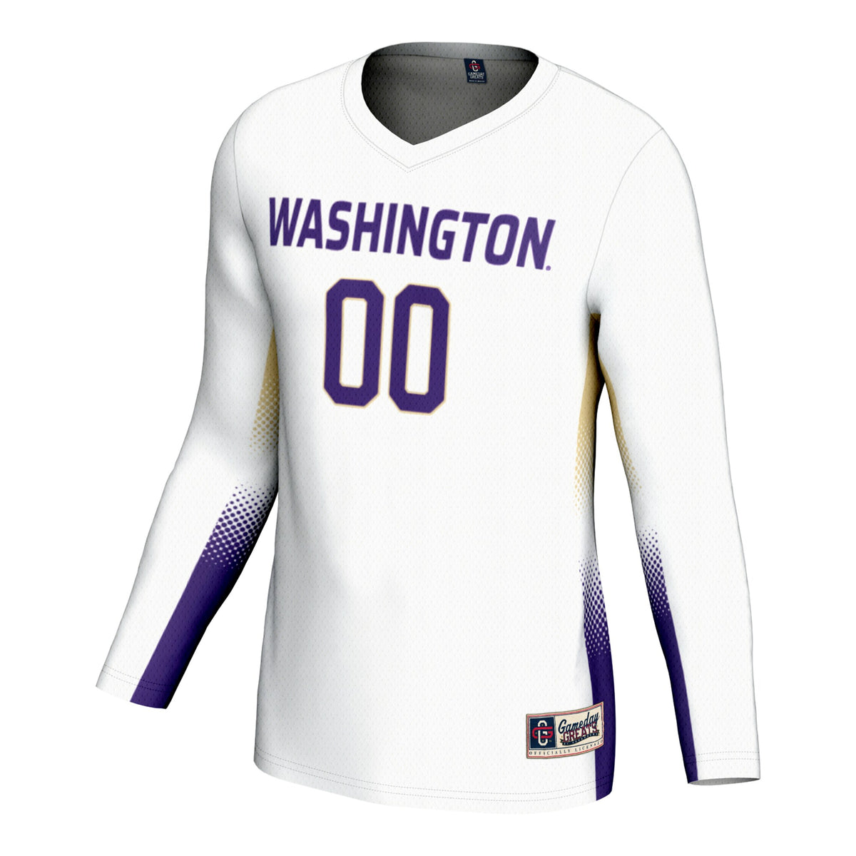 Washington Huskies GameDay Greats NIL Lightweight Volleyball Jersey - White