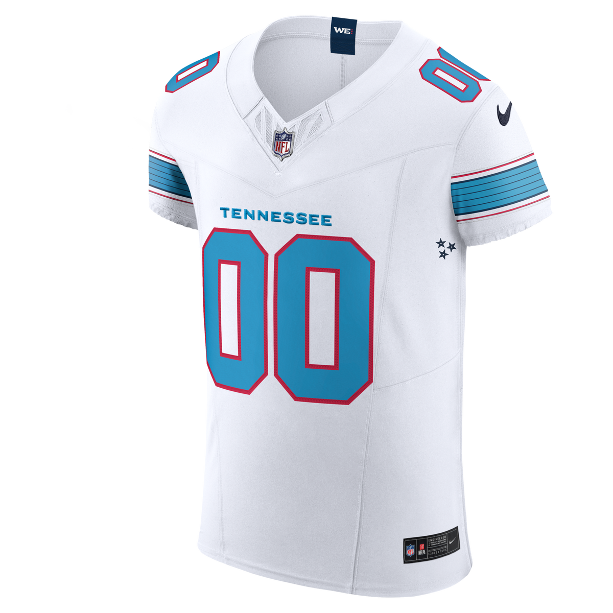 Tennessee Titans White Vapor F.U.S.E. Elite Custom Jersey