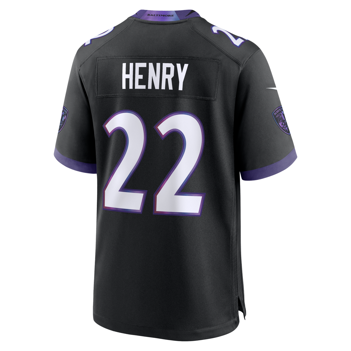 Baltimore Ravens Derrick Henry Nike Black Alternate Game Jersey