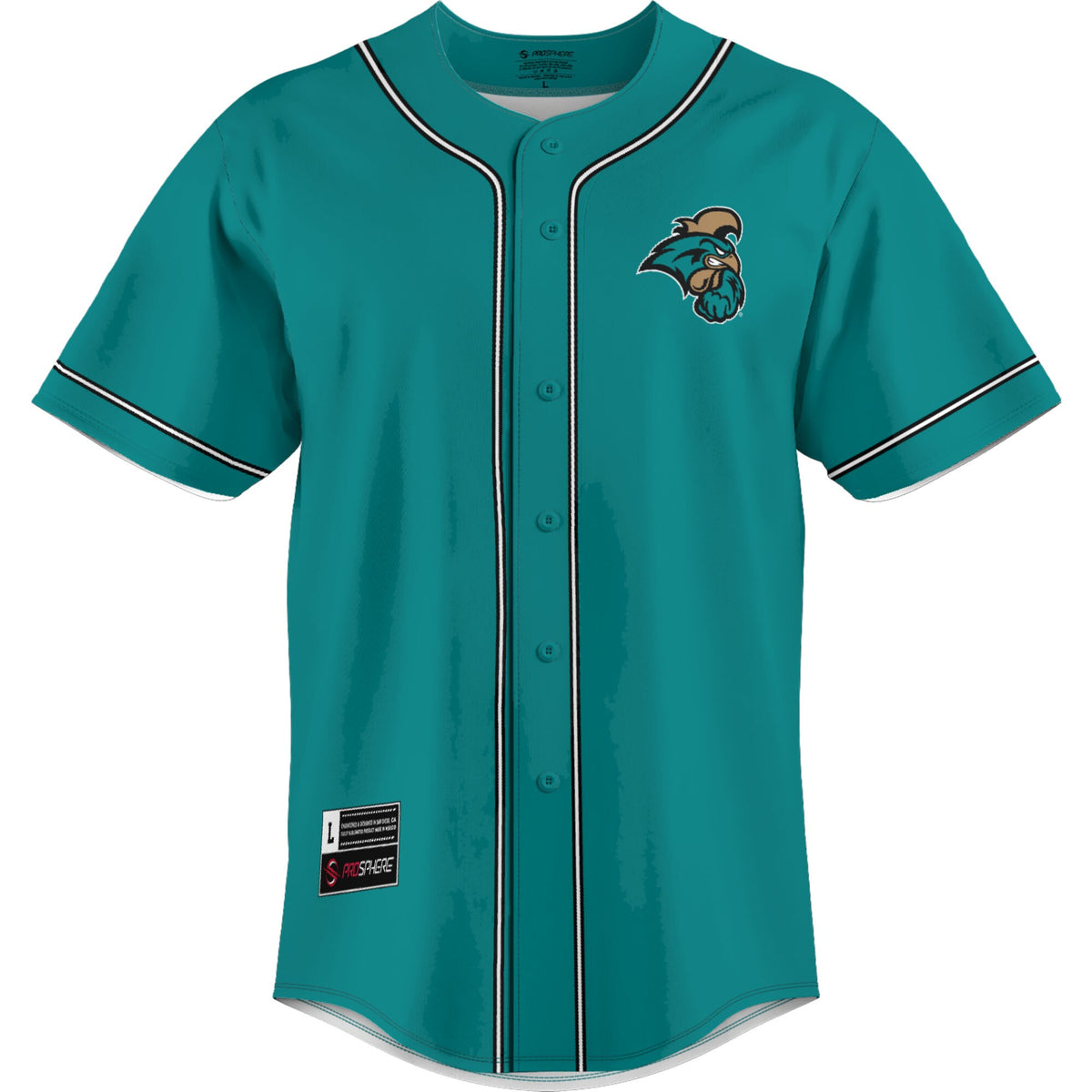 Coastal Carolina Chanticleers GameDay Greats Lightweight Baseball Jersey - Teal