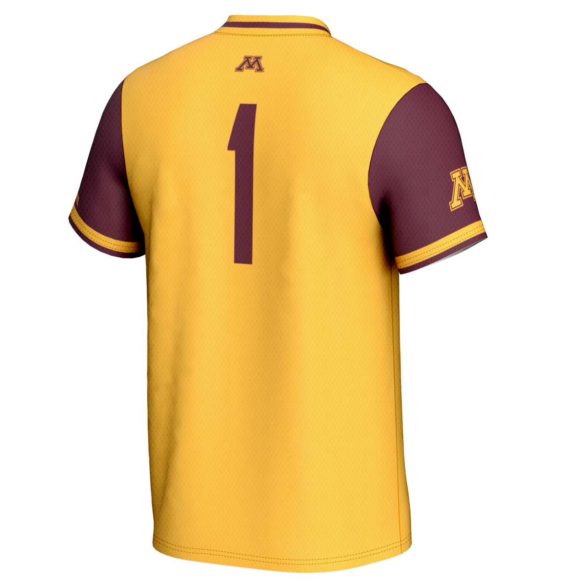 #1 Minnesota Golden Gophers GameDay Greats Lightweight Softball Jersey - Gold
