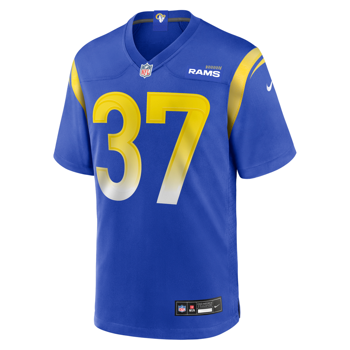 Los Angeles Rams Quentin Lake Royal Game Player Jersey