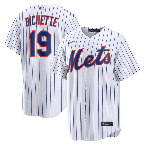 New York Mets Bo Bichette Nike White Home Replica Jersey