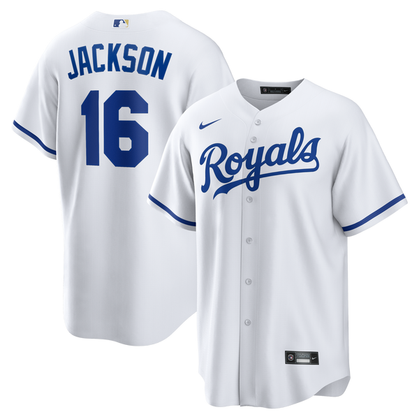 Kansas City Royals Bo Jackson Nike White Home Retired Player Replica Jersey