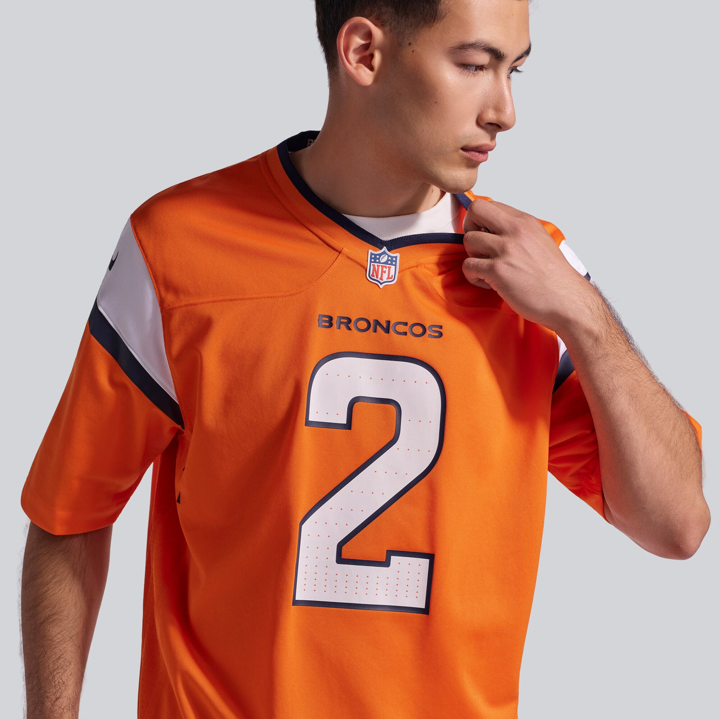 Denver Broncos Patrick Surtain II Nike Orange Team Game Jersey