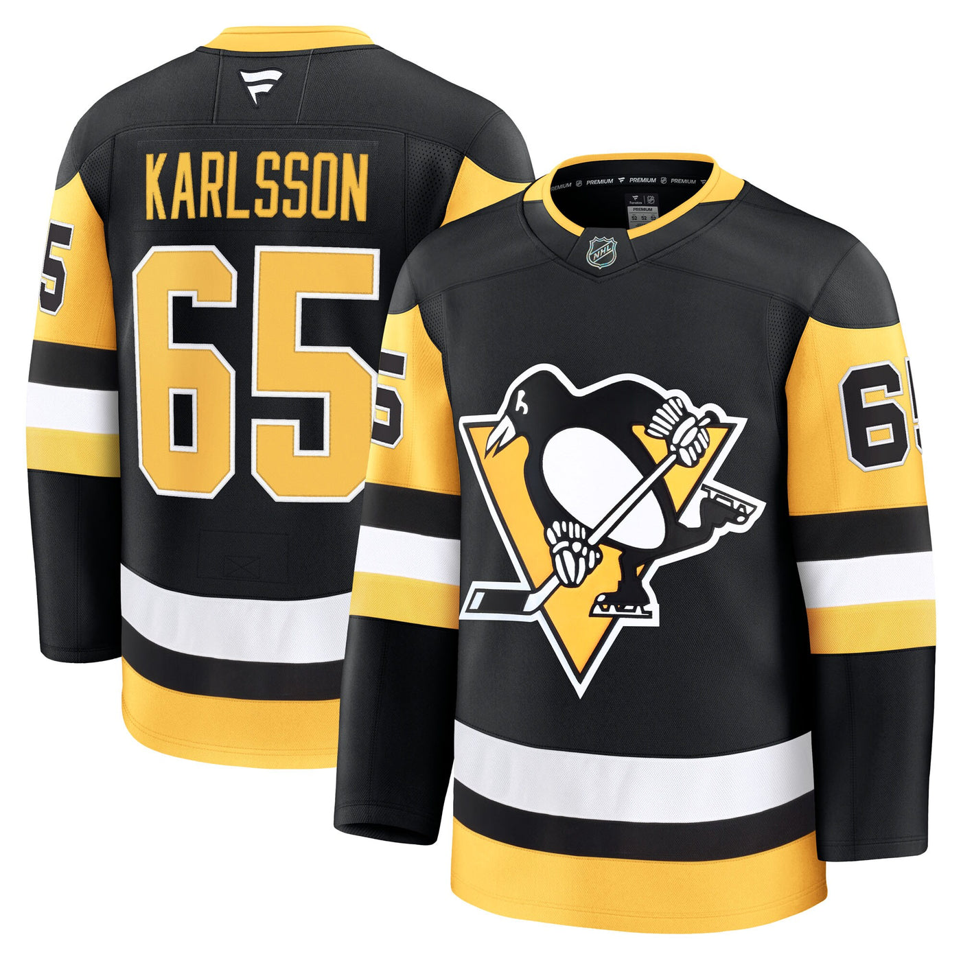 Pittsburgh Penguins Erik Karlsson Fanatics Black Home Premium Jersey