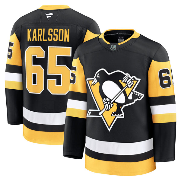 Pittsburgh Penguins Erik Karlsson Fanatics Black Home Premium Jersey