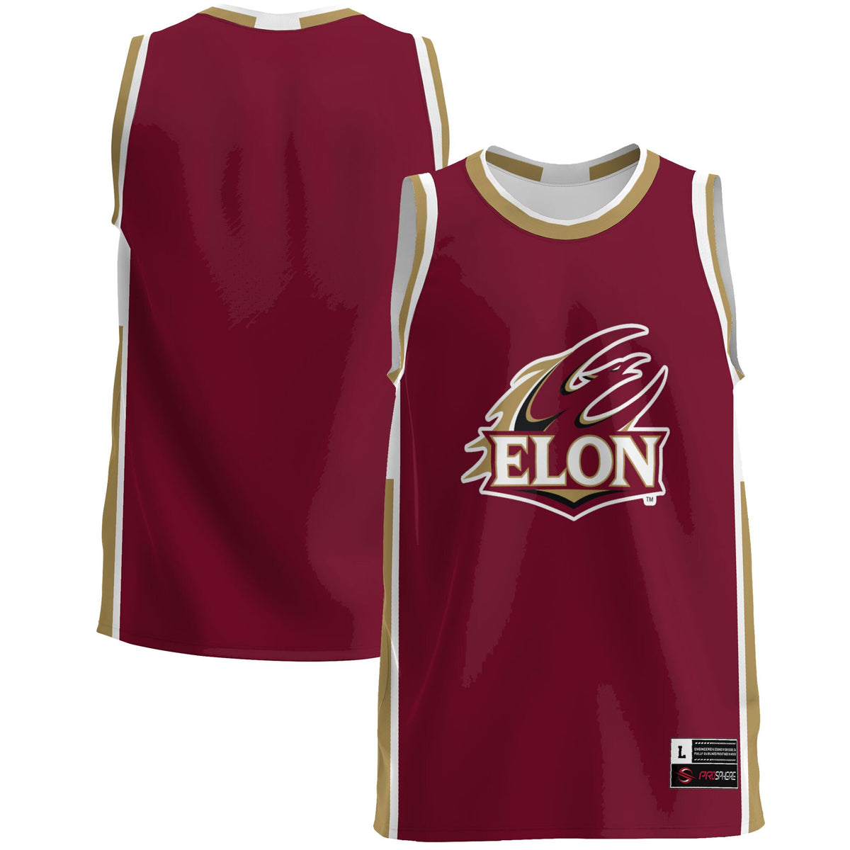 Elon Phoenix GameDay Greats Lightweight Basketball Jersey - Maroon