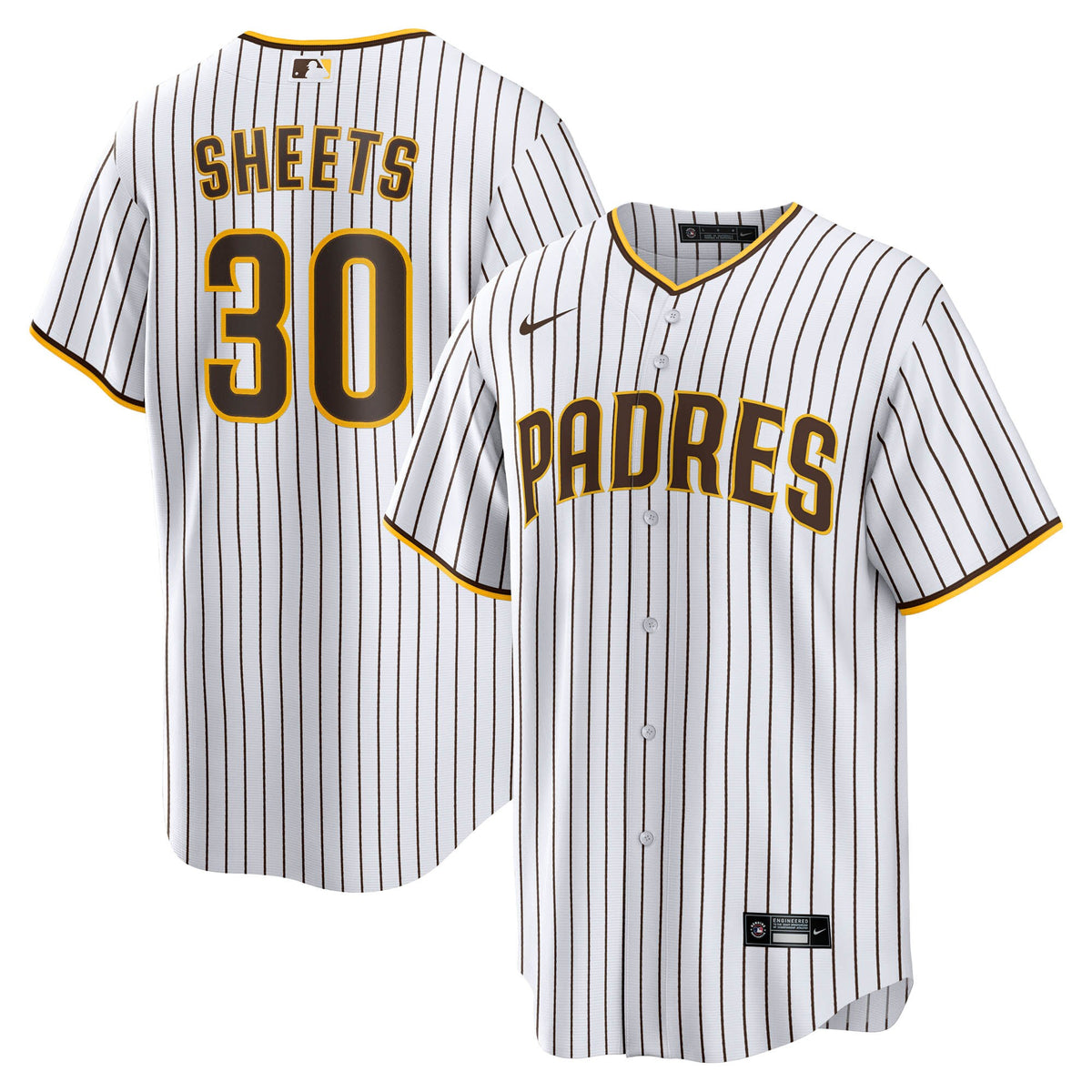 San Diego Padres Gavin Sheets White Home Replica Jersey