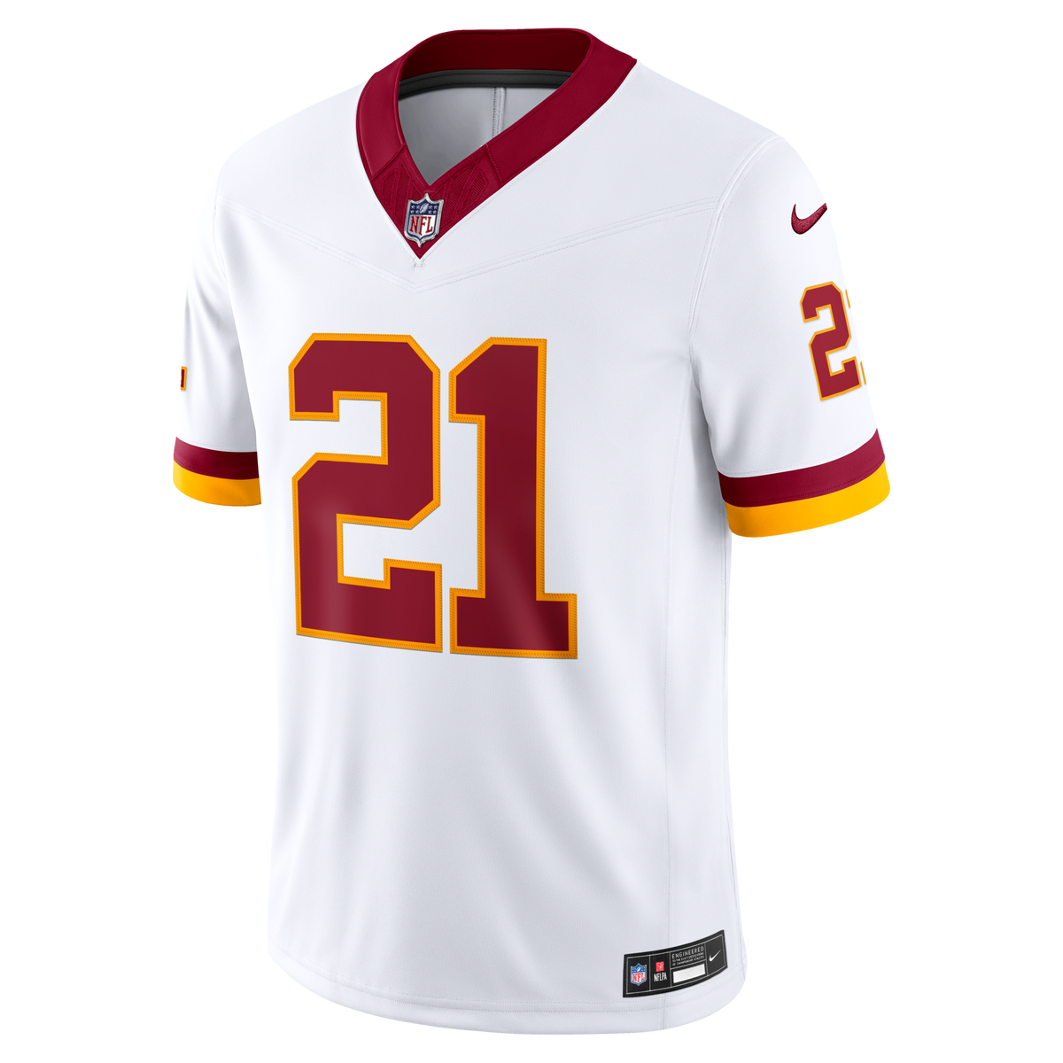 Washington Commanders Sean Taylor White Vapor F.U.S.E. Stitched Retired Limited Jersey