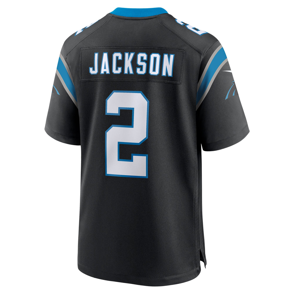 Carolina Panthers Mike Jackson Black Game Jersey