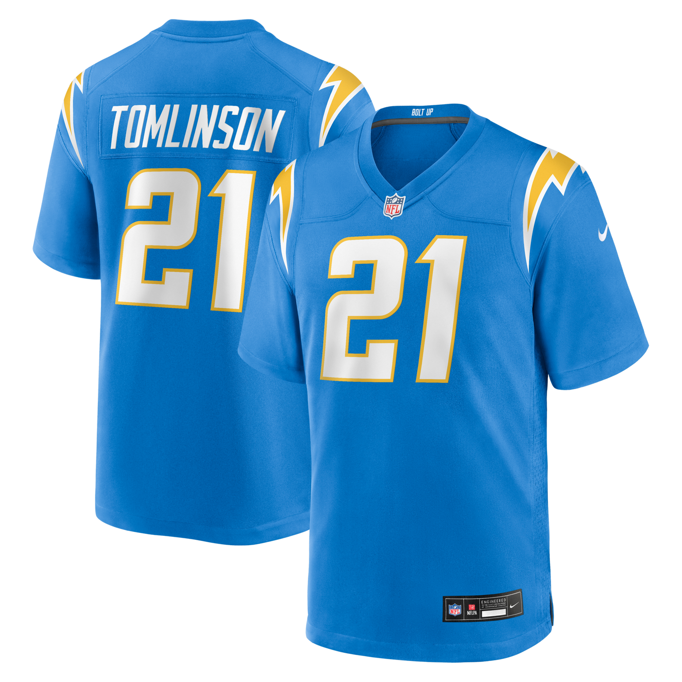 Los Angeles Chargers LaDainian Tomlinson Nike Powder Blue Game Retired Player Jersey