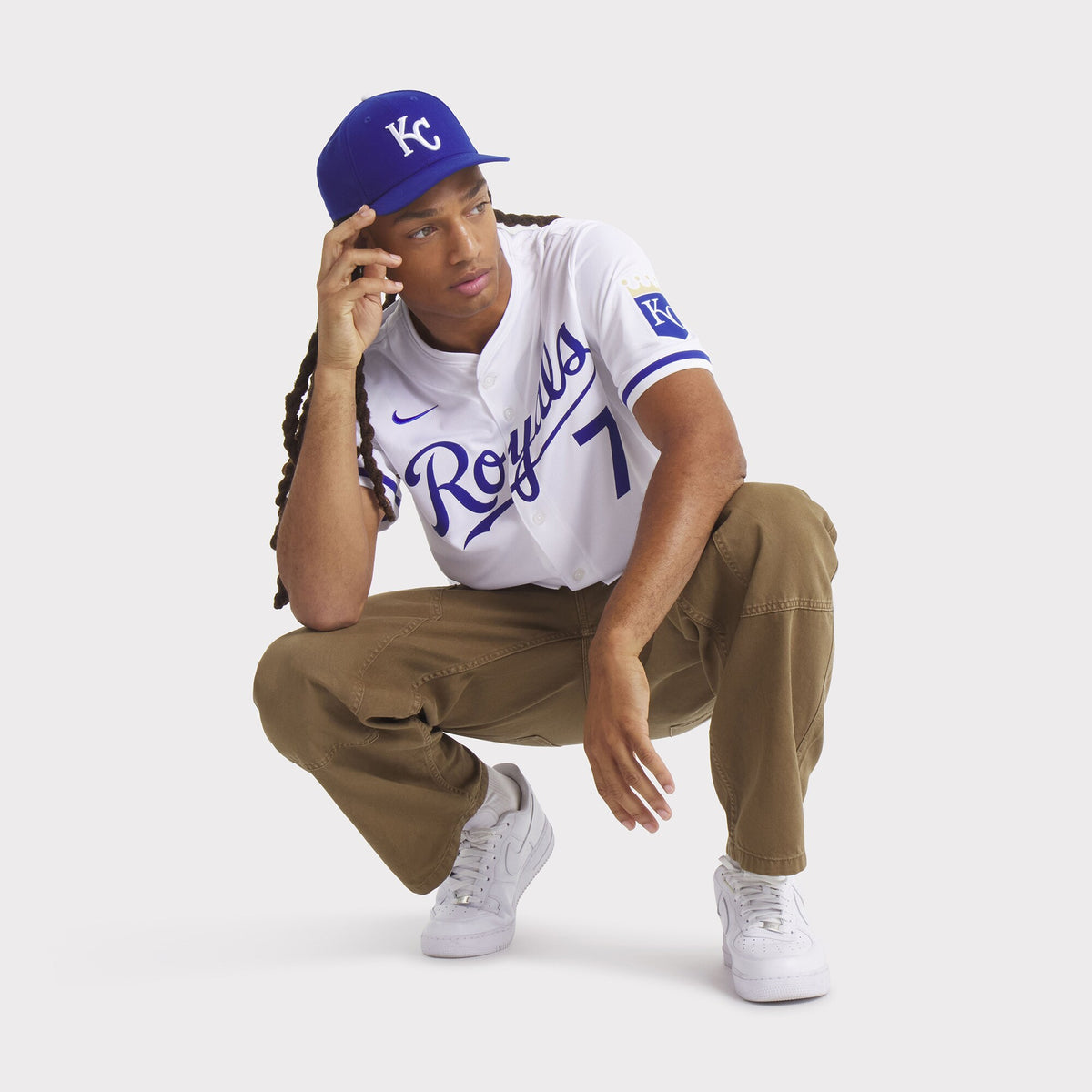 Kansas City Royals Bobby Witt Jr. White Home Limited Player Jersey