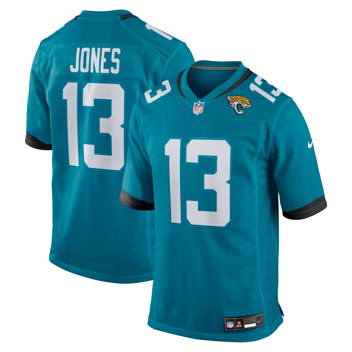 Jacksonville Jaguars Tim Jones Teal Team Game Jersey