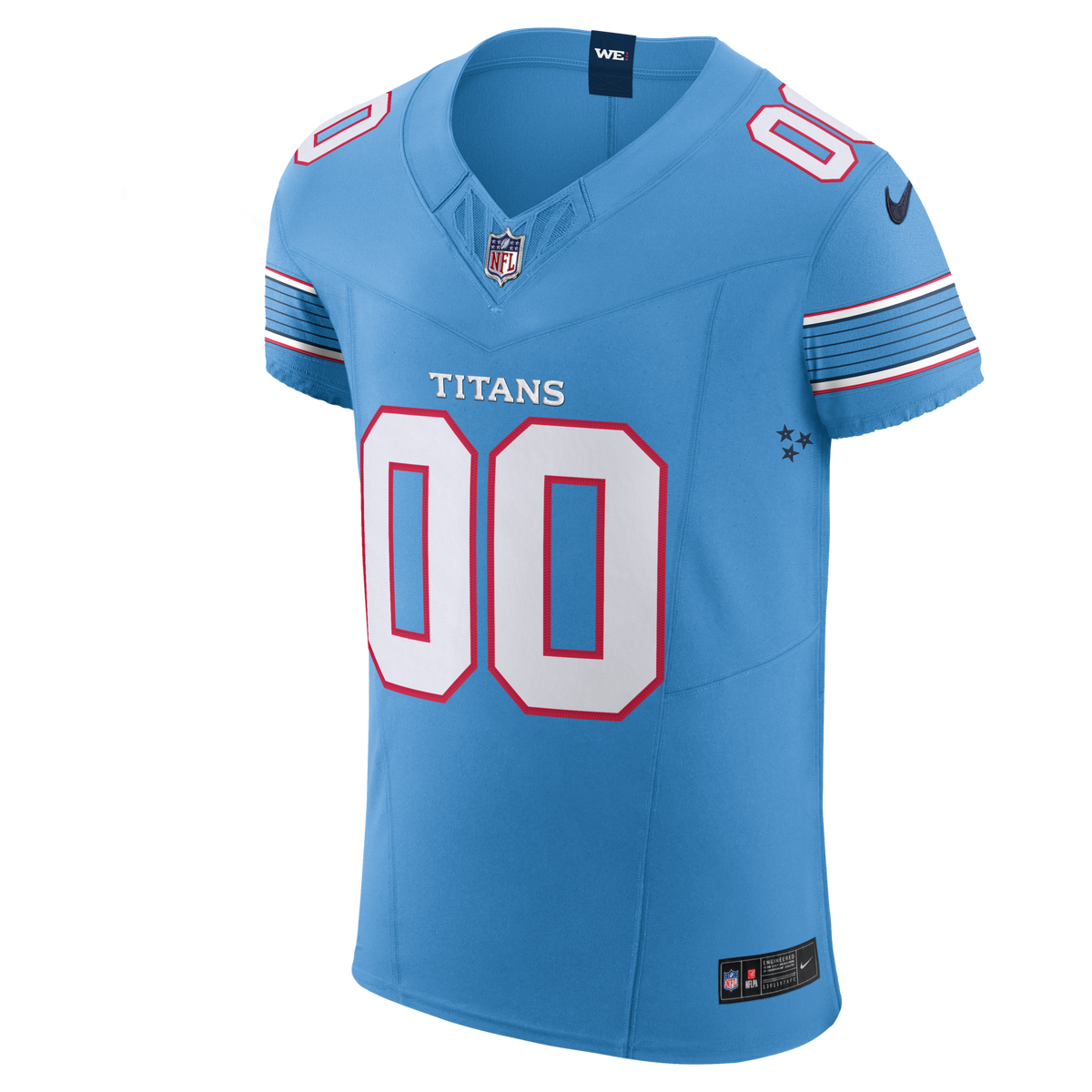 Tennessee Titans Light Blue Vapor F.U.S.E. Elite Custom Jersey