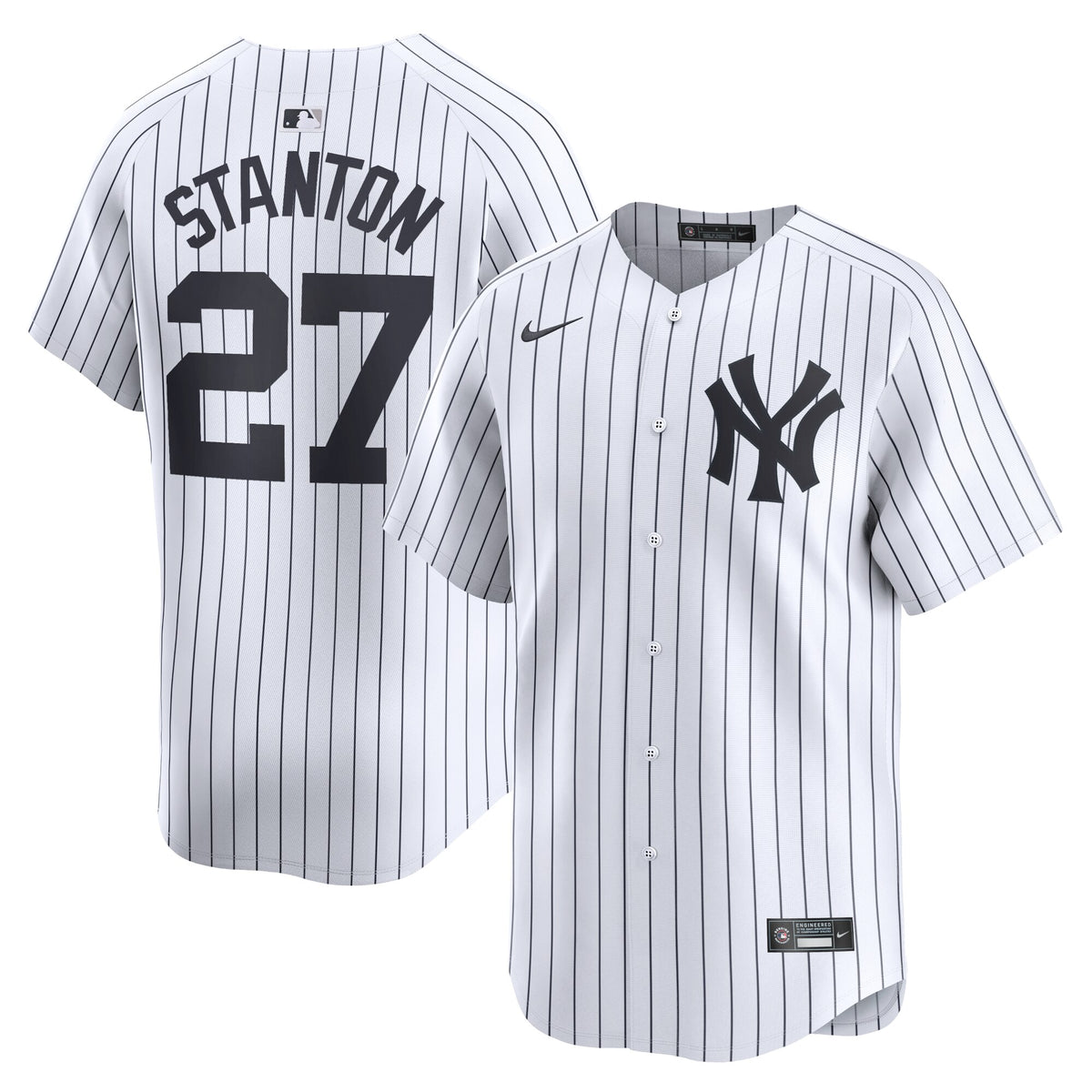 New York Yankees Giancarlo Stanton White Home Limited Player Jersey