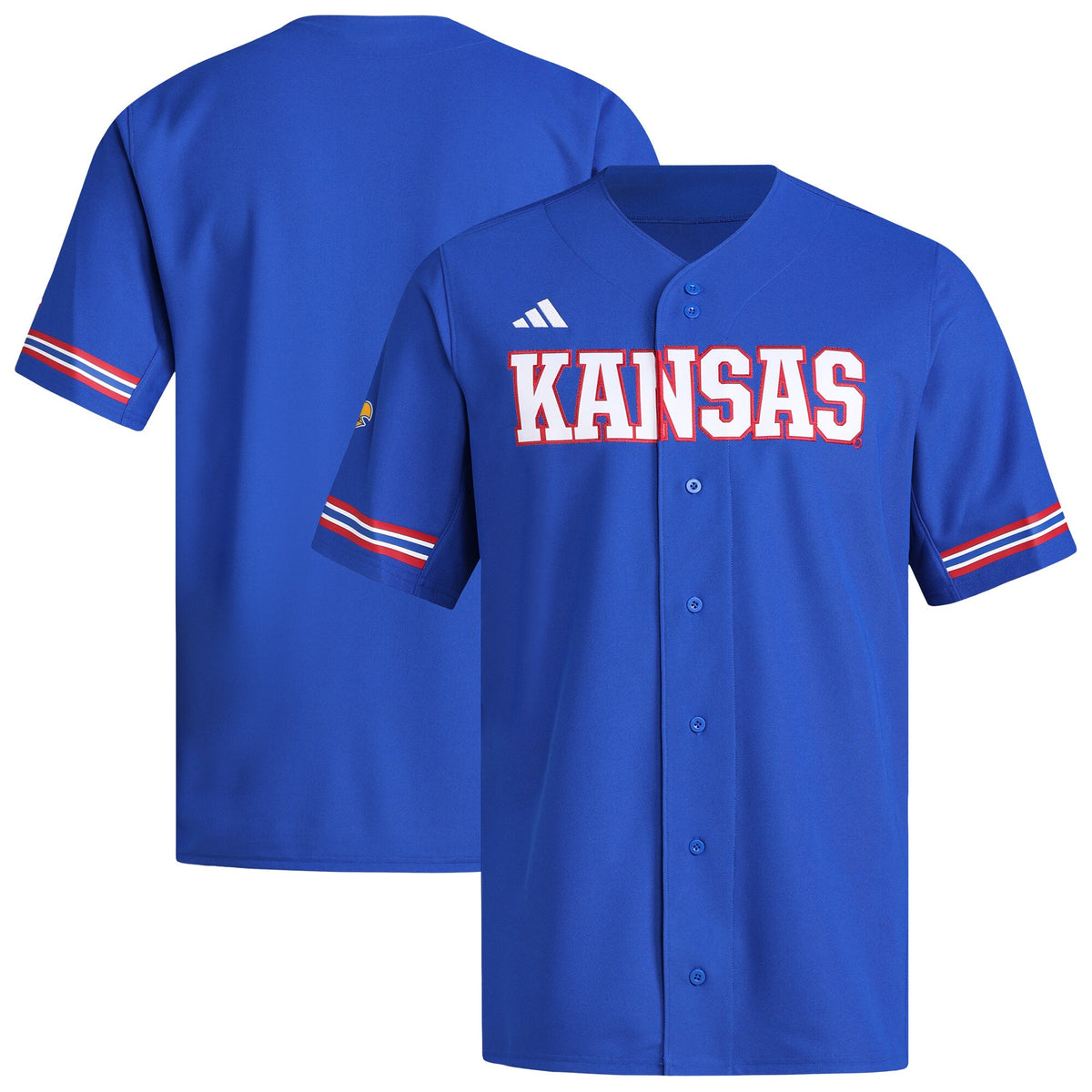 Kansas Jayhawks Replica Baseball Jersey - Royal