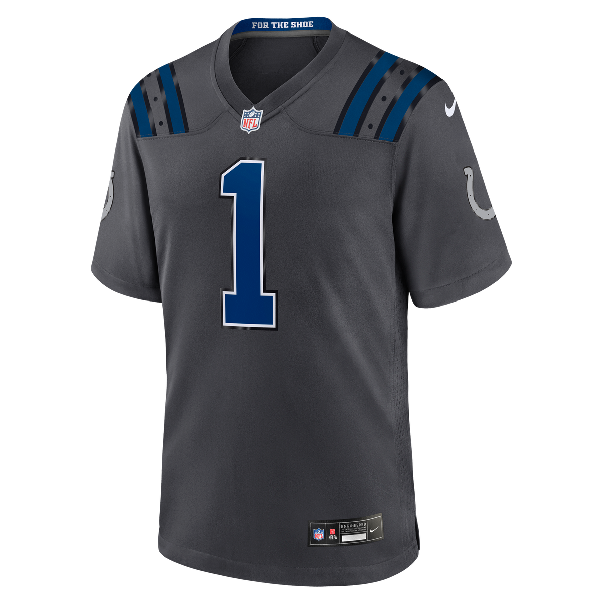 Indianapolis Colts Ahmad Sauce Gardner Nike Anthracite 2026 Rivalries Collection Game Jersey